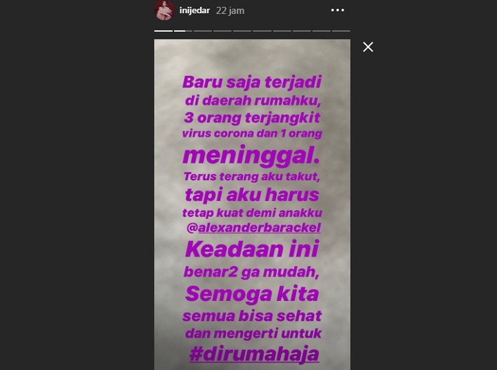 Jessica Iskandar Takut dan Resah 3 Orang Tetangga Terjangkit Covid-19