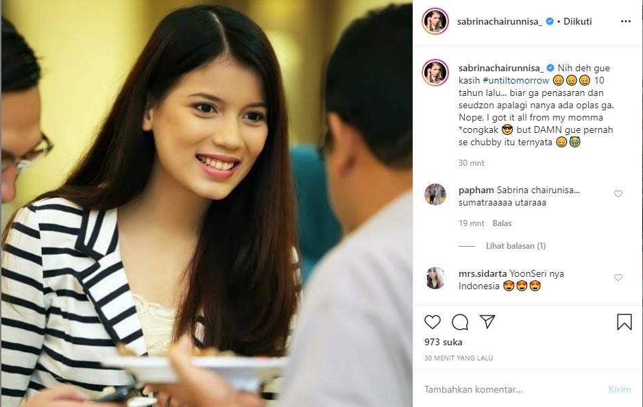 Dituding Oplas, Foto Candid Sabrina Chairunnisa 10 Tahun Silam Siap ‘Bungkam’ Haters