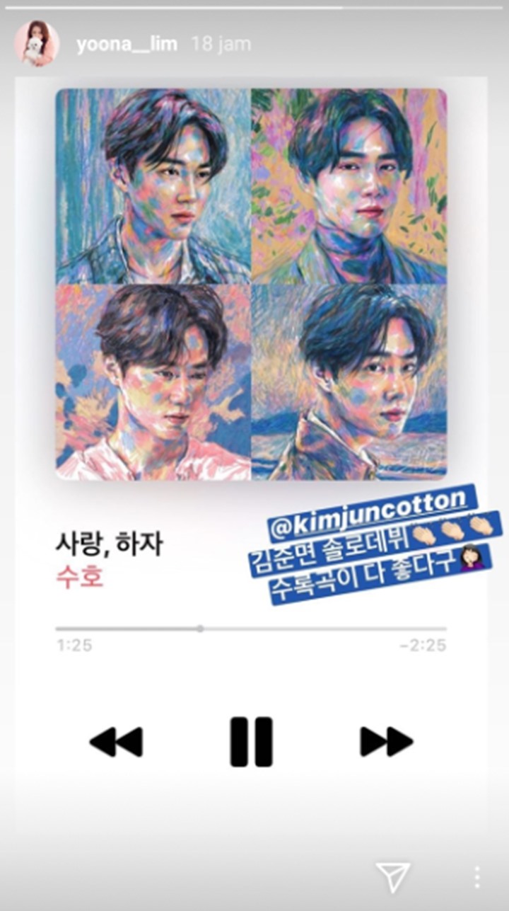 Bersahabat Baik, Yoona SNSD Beri Dukungan Manis Pasca Suho Rilis Album Solo Perdana