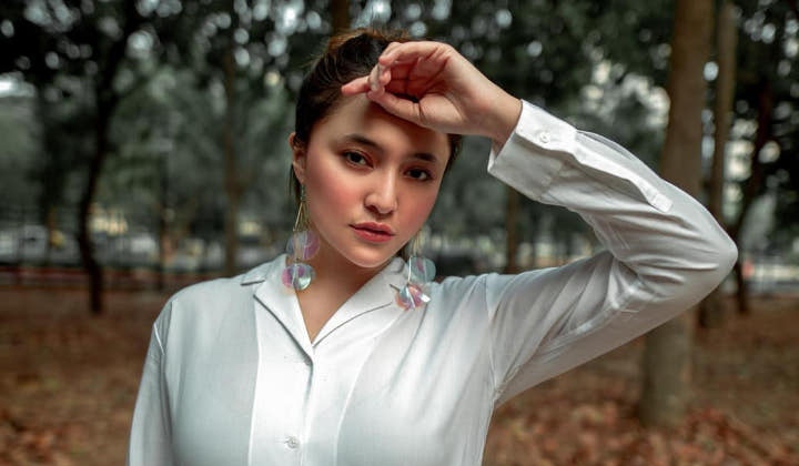 Foto: Marshanda Akui Heran dengan Tingkat Kepercayaan Dirinya, Vicky Prasetyo Malah Beri Pujian 