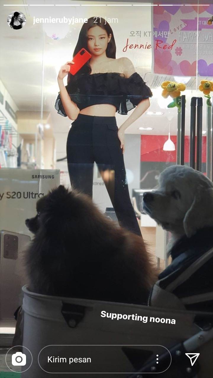 Ajak Anjingnya Jalan-Jalan, Jennie BLACKPINK Malah Halu