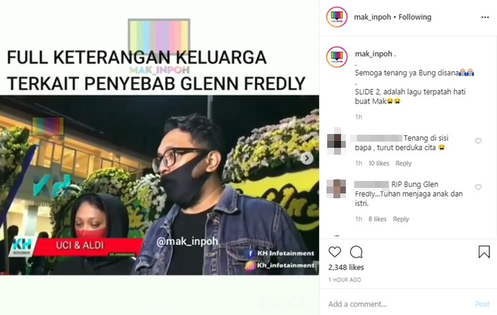 Terungkap, Pihak Keluarga Ungkap Penyebab Kematian Glenn Fredly