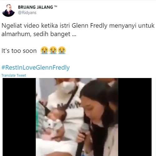 Tahan Tangis, Mutia Ayu Sempat Persembahkan Lagu Terkahir untuk Glenn Fredly