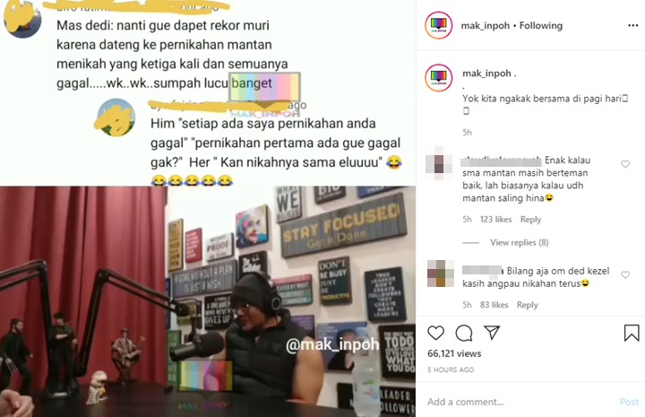 Alasan Deddy Corbuzier Tak Hadiri Pernikahan Kalina Oktarani Picu Keributan, Kenapa?