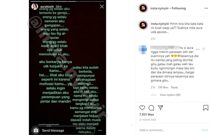 Aura Kasih Ungkap Pesan Menyayat, Untuk Almarhum Glenn Fredly?