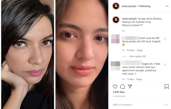 Dianggap Mirip Nia Ramadhani, Sorot Mata Najwa Shihab Jadi Perbincangan