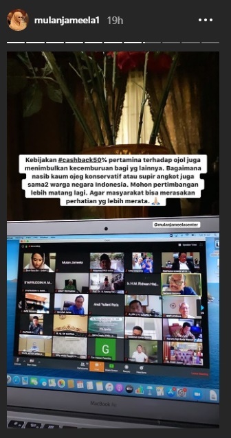 Kinerja Jadi Anggota DPR Kerap Diremehkan, Mulan Jameela Kini Unjuk Kepedulian ke Ojek Pangkalan