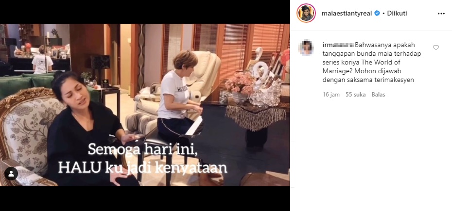 Maia Estianty Buka Suara Usai Diminta Tanggapi Drama Korea ‘The World of the Married’