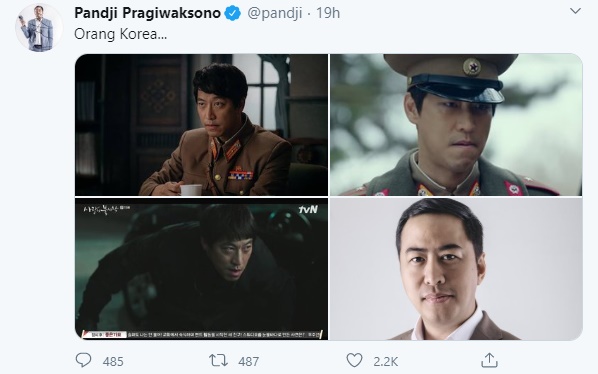 Pandji Pragiwaksono Mendadak Disebut Berparas Mirip Pemain ‘Crash Landing On You’, Setuju?