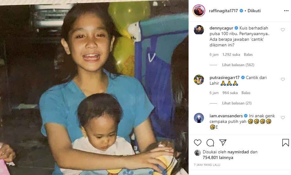 Baru Terkuak Potret Masa Remaja Nagita Slavina , Komentar Komedian Ini Langsung Bikin Ricuh