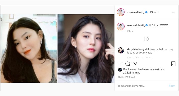 Pajang Foto Kolase, Rosa Meldianti Akui 12:12 dengan Han So Hee \'The World Of The Married\'