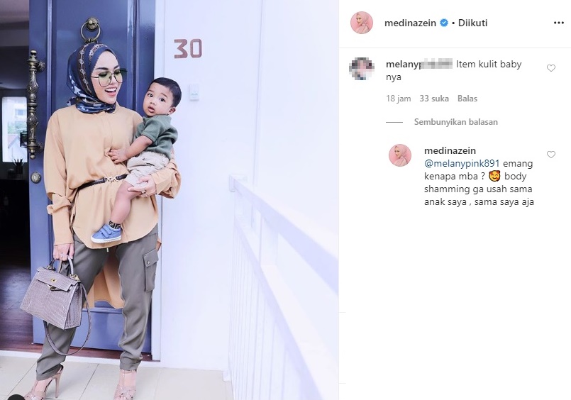 Bayinya Kena Body Shaming Lagi, Medina Zein Gercep ‘Pasang Badan’ Balik Serang Warganet Julid
