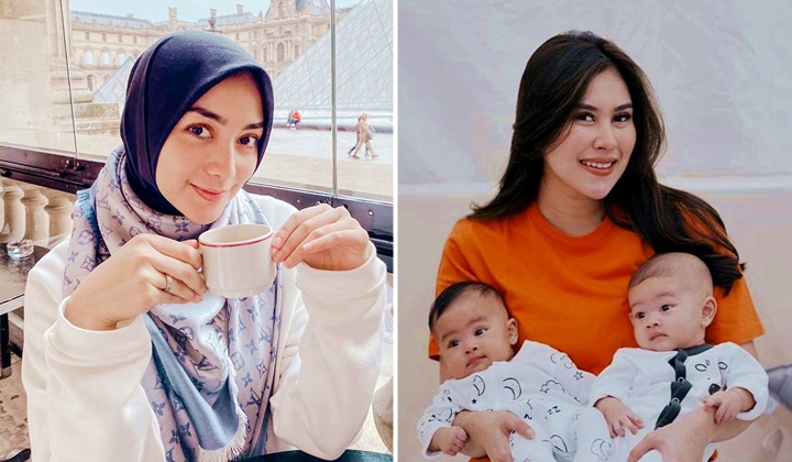 Foto: Citra Kirana Gemas dengan Bayi Kembar Syahnaz Sadiqah, Begini Balasan Istri Jeje Govinda