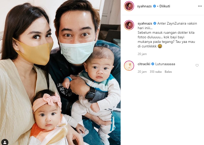 Citra Kirana Gemas dengan Bayi Kembar Syahnaz Sadiqah, Begini Balasan Istri Jeje Govinda