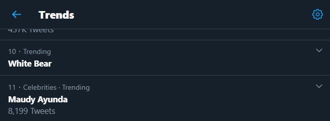 maudy ayunda menjadi trending topic karena kegiatannya selama karantina diri di tengah pandemi virus corona
