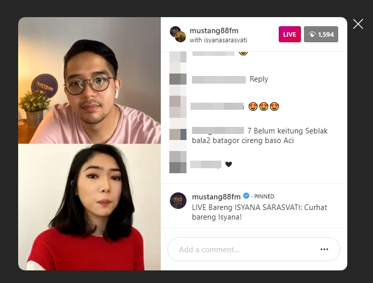 isyana sarasvati membocorkan bahwa setiap hari bisa makan sampai 7 kali sehari