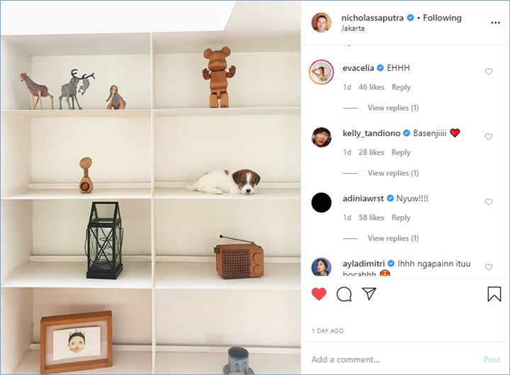 sederet selebriti mengomentari unggahan terbaru nicholas saputra di instagram