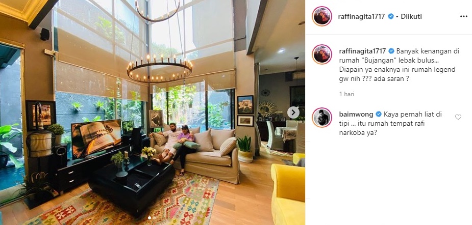Raffi Ahmad Ekspos Rumah ‘Bujangan’ Super Megah, Celetukan Baim Wong Pancing Kerusuhan