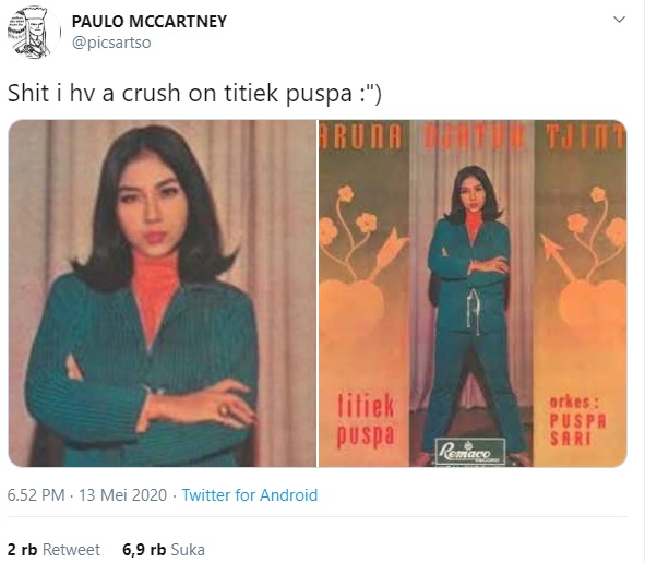 Paras Ayu Masa Muda Titiek Puspa Disebut Perpaduan Isyana Sarasvati dan Jessica Mila, Setuju?