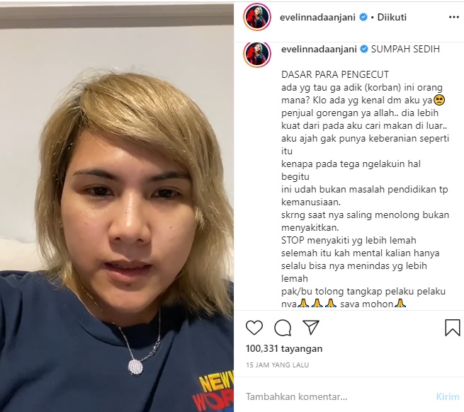 Viral Remaja Penjual Jalangkote Korban Bullying, Evelin Nada Anjani Tantang Pelaku Perundungan