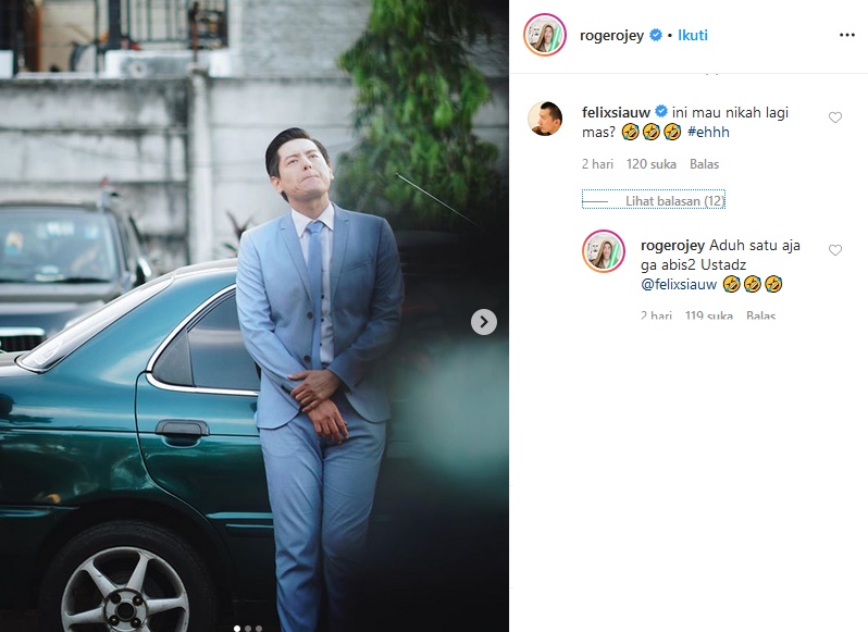 Ditanya Soal Nikah Lagi, Begini Jawaban Roger Danuarta