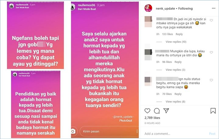 raul lemos disindir oleh warganet bak membicarakan mengenai sang istri, krisdayanti sendiri