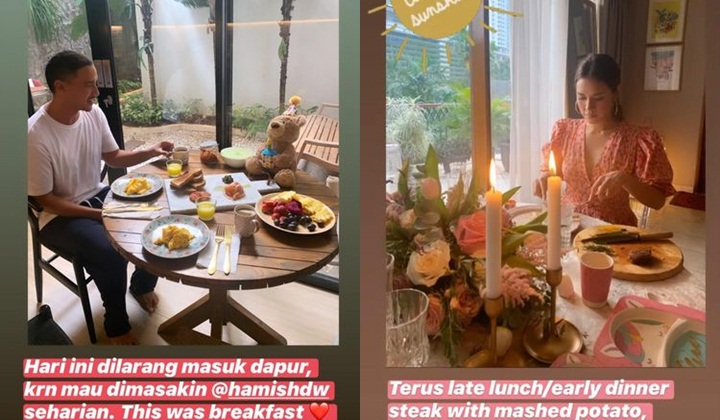 Usia Genap Kepala Tiga, Raisa Dilarang Hamish Daud ke Dapur Seharian