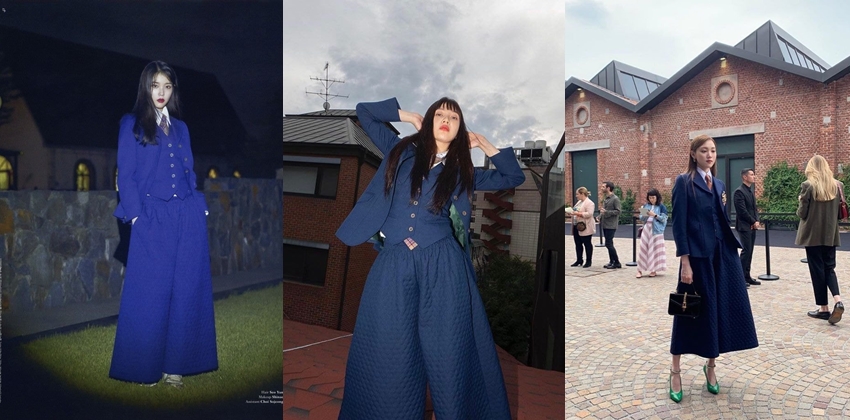 IU-Joy Pakai Setelan Busana Gucci Kembar, Penampilan Lee Sung Kyung Justru Lebih Tuai Sorotan