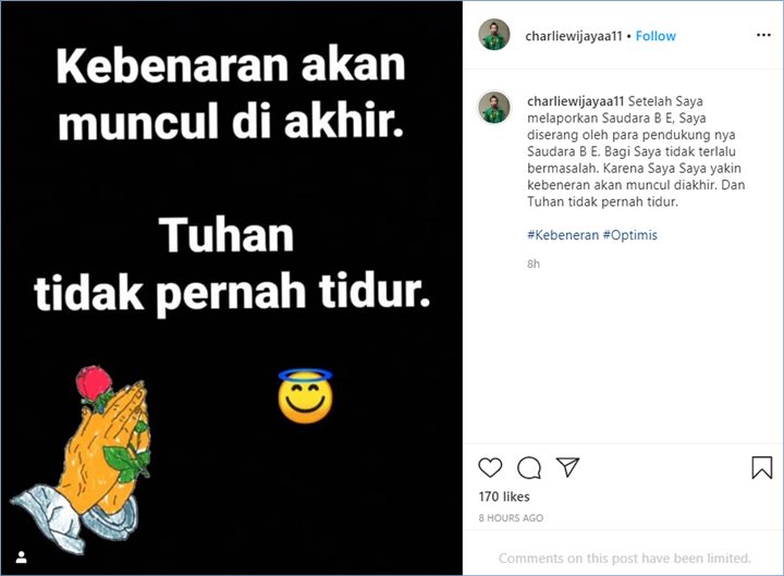 kader psi melaporkan bintang emon