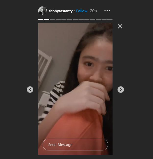 febby rastanty reuni bersama dengan ketiga mantan member blink