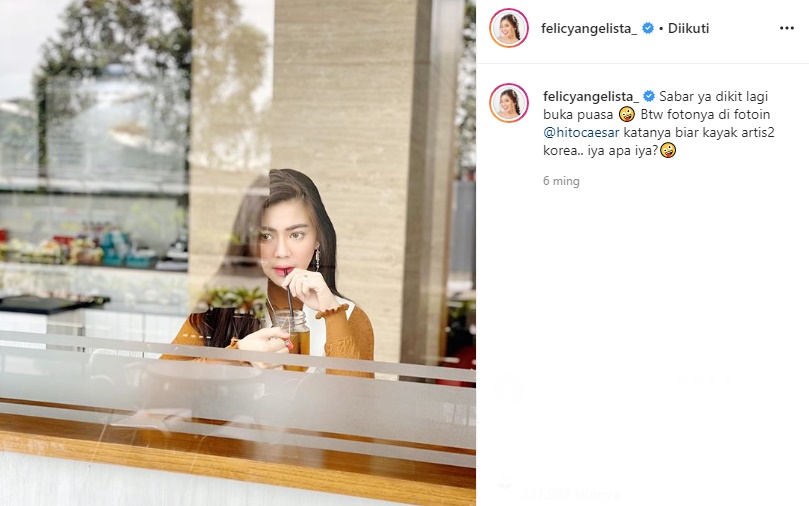 Felicya Angelista Arahkan Pemotretan Caesar Hito Ala Oppa Korea, Berhasil?