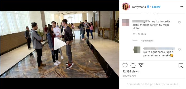 sinetron verrell bramasta dan ranty maria disebut mirip dengan meteor garden