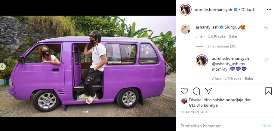 Aurel Hermansyah Mendadak Panggil Ashanty Mommy, Begini Reaksi Netter