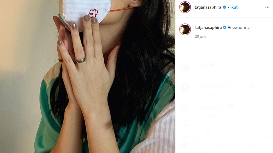 Pamer Foto Cincin Melingkar di Jari Manis, Tatjana Saphira Bikin Fans ‘Gigit Jari’