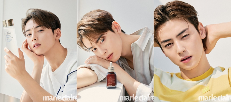 
Cha Eun Woo Tampil Kinyis-Kinyis di Majalah, Netter: Namanya Juga Blasteran Surga