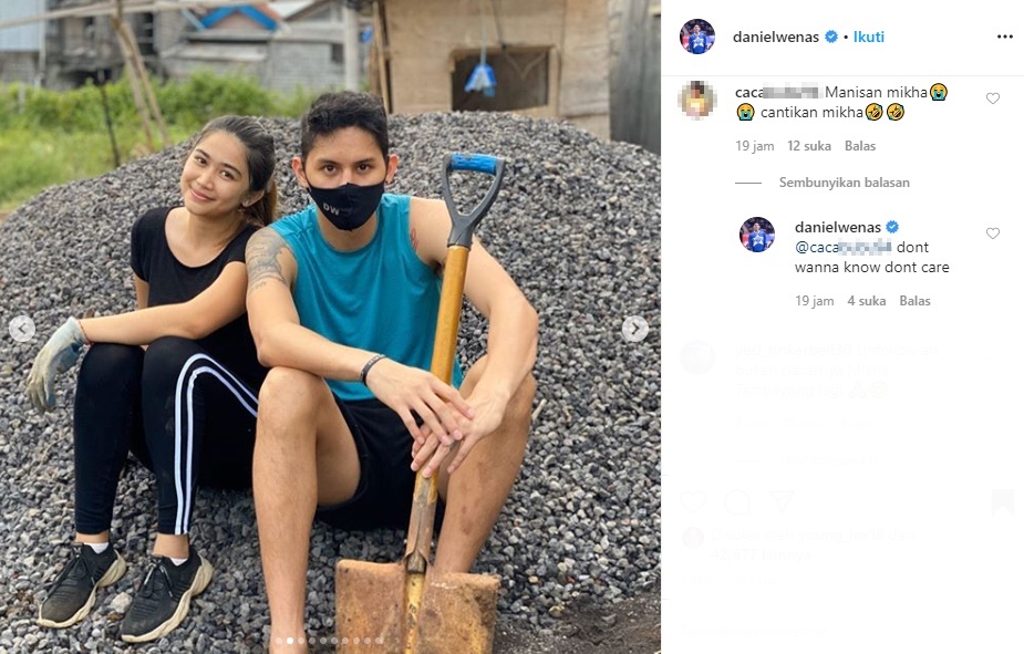 Daniel Wenas ‘Semprot’ Komentar yang Sebut Mikha Tambayong Lebih Cantik dari Pacar Barunya