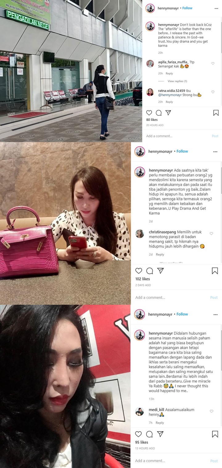 Digugat Cerai Rio Reifan, Henny Mona Singgung Soal Drama dan Karma