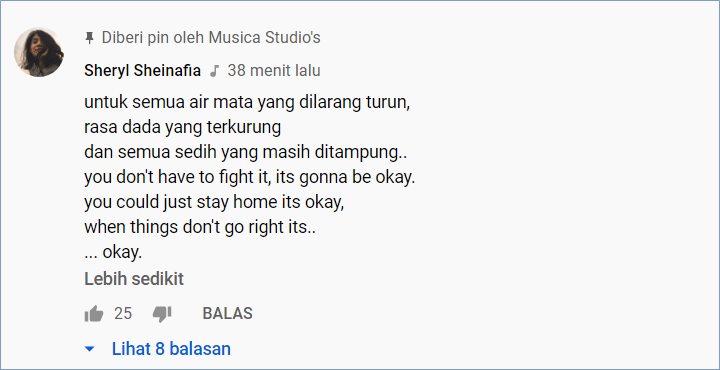 pesan sheryl sheinafia untuk para penggemarnya