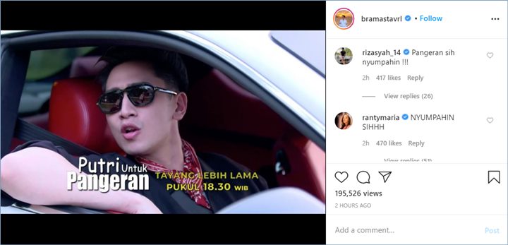 riza syah dan ranty maria kompak mengomeli verrell bramasta usai menunjukkan trailer episode baru sinetron putri untuk pangeran
