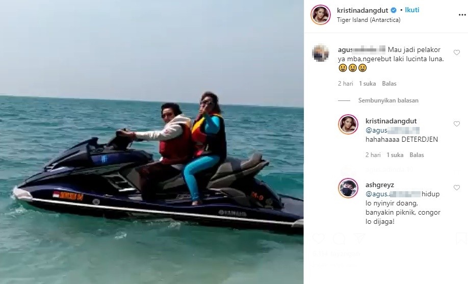 Kristina Mendadak Dituding Ingin Rebut Kekasih Lucinta Luna, Abash Ikutan ‘Ngegas’