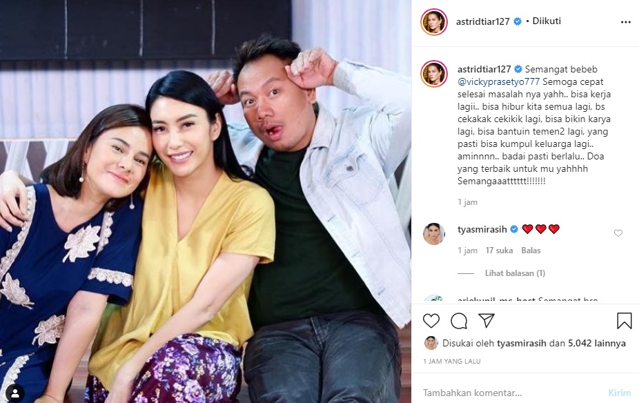 Penggerebekan Berujung Penjara, Vicky Prasetyo Dapat Dukungan Moril Dua Artis Cantik Ini