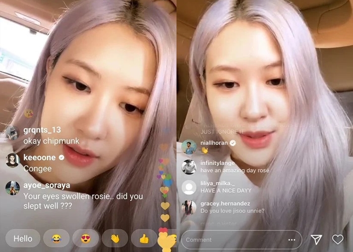 Bikin Heboh, Niall Horan 1D Ikutan Gabung IG Live Rose BLACKPINK, Fans Langsung Heboh