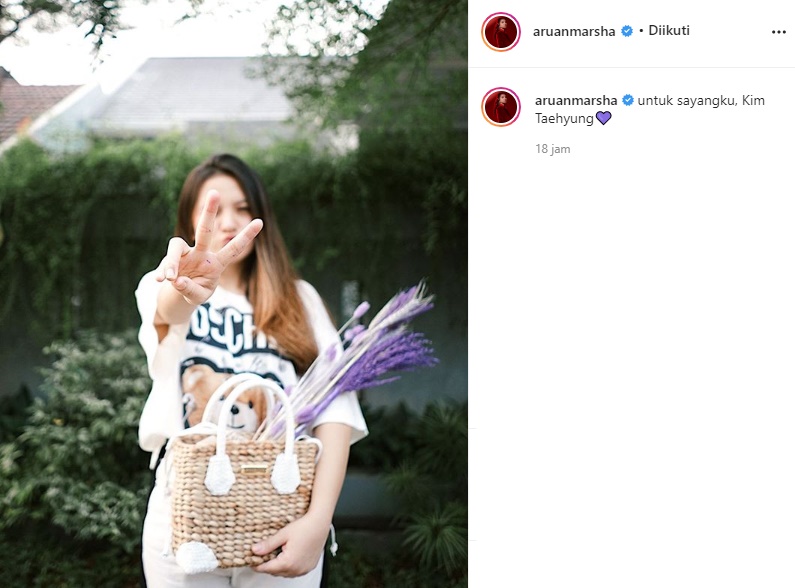Tak Biasa ‘Halu’, Marsha Aruan Akui Bucin Kim Taehyung Pancing Komentar Jenaka