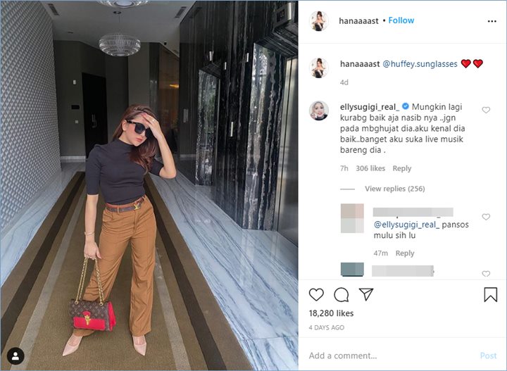 ely sugigi sontak disebut tengah panjat sosial lewat kasus prostitusi yang melibatkan hana hanifah