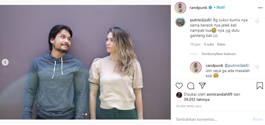 Diejek Tak Tampan Karena Berkumis dan Punya Brewok, Randy Pangalila Beri Balasan Telak