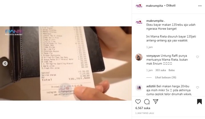 Nagita Slavina Ogah Bayarin, Raffi Ahmad Palak Mama Rieta Rp135 Juta Langsung Diiyakan