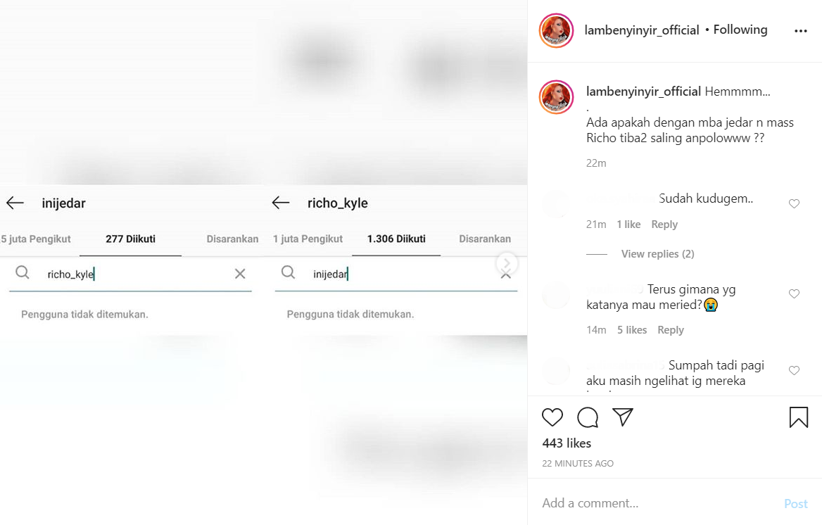 Hubungan Dikabarkan Renggang, Jessica Iskandar dan Richard Kyle Sudah Tak Saling Follow di IG