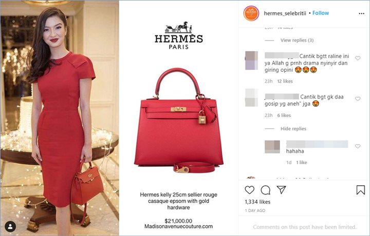 raline shah mendapatkan pujian dari warganet lantaran dianggap sebagai selebriti yang enggan mencari sensasi dan menggiring opini