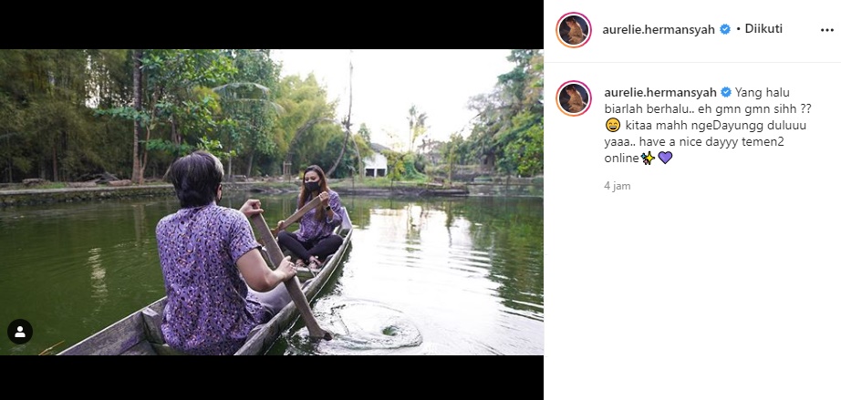 Segara Menikah, Aurel Hermansyah Mendadak Sindir Halus Orang Halu di Foto Romantis Bareng Atta