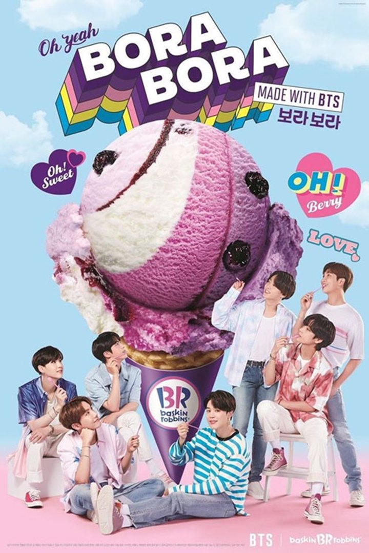 Terinspirasi BTS, Ini Nama Varian Rasa Baru Es Krim Baskin Robbins
